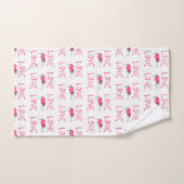 Valentijnsdag liefde voor handdoeken (Handdoek)