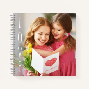 Valentijnsdag Love Foto voor mama Notitieboek