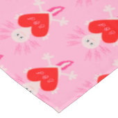 Valentijnsdag Love Heart Axolotl Custom Initialen Tafelkleed (Gekanteld)