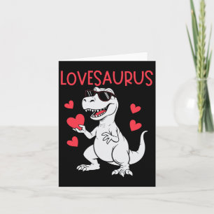 Valentijnsdag Love Heart Dinosaur Lovesaurus T-re Kaart
