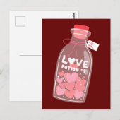 Valentijnsdag Love Potion Nr 9: Be Mine Briefkaart (Voorkant / Achterkant)
