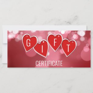 Valentijnsdag Love Red Hearts Gift Kaart