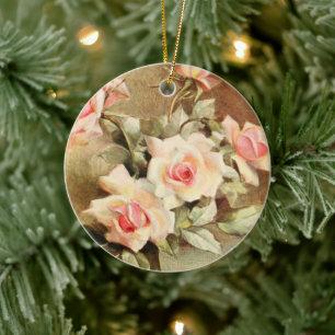  Valentijnsdag Love Romance Roses Keramisch Ornament