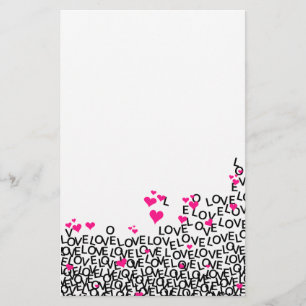 Valentijnsdag Love Stationery Briefpapier