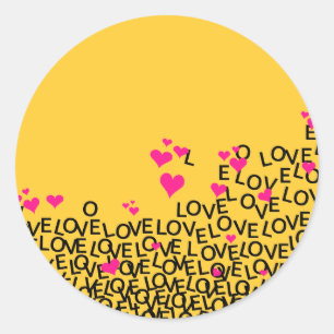 Valentijnsdag Love Sticker