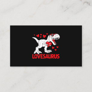 Valentijnsdag Lovesaurus Dinosaur Trex Love Boys Visitekaartje