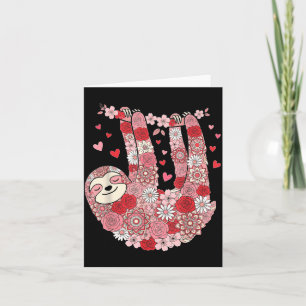 Valentijnsdag Luiaard Liefhebber van Cute Luiaards Kaart