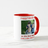 Valentijnsdag Mam Best Ever Cute Kinder Foto Mok (Voorkant rechts)