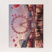 Valentijnsdag Markt Legpuzzel (Verticaal)