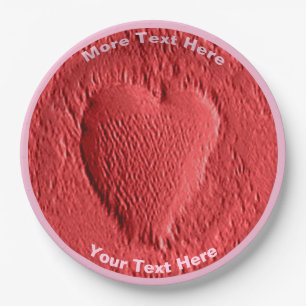 Valentijnsdag - Mars Papieren Bordje