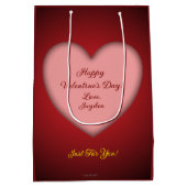 Valentijnsdag Medium Cadeauzakje (Achterkant)