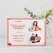 Valentijnsdag Mini Sessie Sjabloon (Staand voorkant)