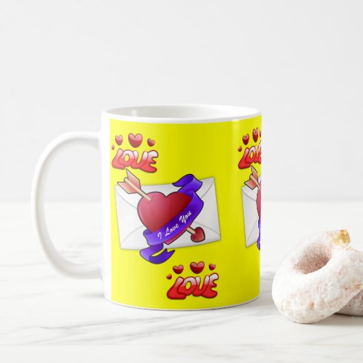 Valentijnsdag Mokken Mugs (Met donut)
