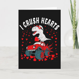 Valentijnsdag Monstertruck Dinosaurus Ik Verplette Kaart