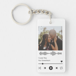 Valentijnsdag Music Player Sleutelhanger
