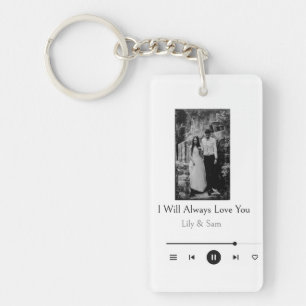 Valentijnsdag Muziekspeler Sleutelhanger