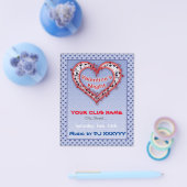 Valentijnsdag, nacht, partijbrochure flyer (Enkel)