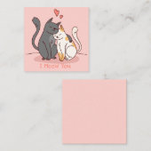 Valentijnsdag Notitiekaartje (Voorkant / Achterkant)