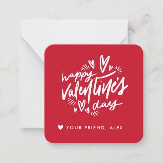 Valentijnsdag Notitiekaartje (Voorkant)