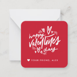 Valentijnsdag Notitiekaartje