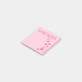 Valentijnsdag Notities | Liefdesnotities Post-it® Notes (Schuin)
