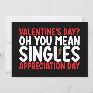 Valentijnsdag Oh You Mean Singles Waardering Kaart