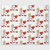 Valentijnsdag ompakken papier (Vlak)