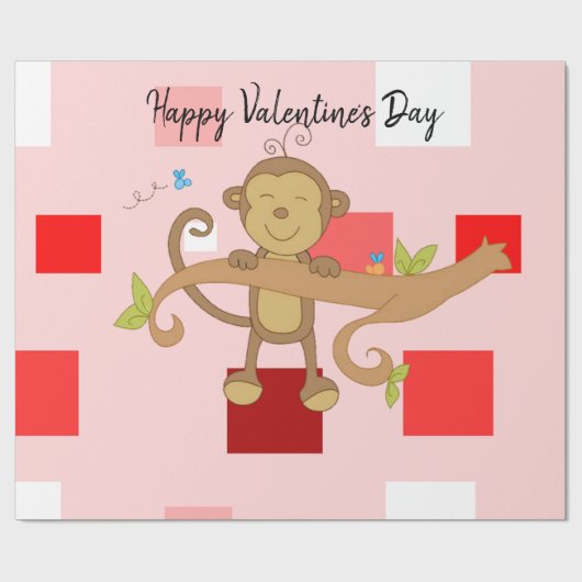 Valentijnsdag ompakken papier (Vlak)