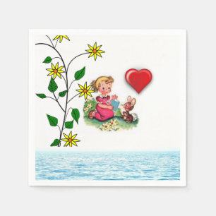 Valentijnsdag Paper Napkins Servet