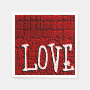 Valentijnsdag Paper Napkins Servet