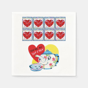 Valentijnsdag Paper Napkins Servet
