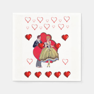 Valentijnsdag Paper Napkins Servet