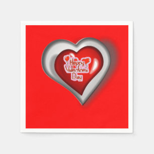 Valentijnsdag Paper Napkins Servet