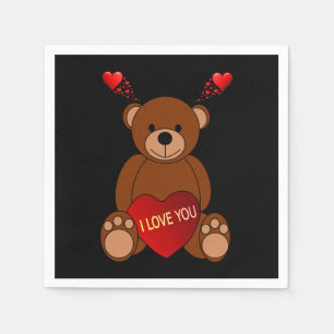 Valentijnsdag Paper Napkins Servet