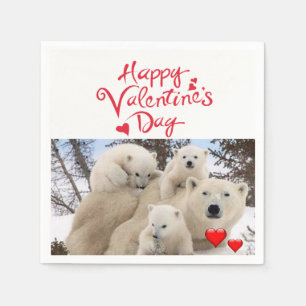 Valentijnsdag Paper Napkins Servet