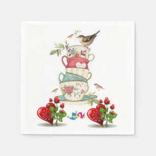 Valentijnsdag Paper Napkins Servet