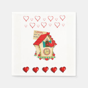 Valentijnsdag Paper Napkins Servet