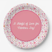 Valentijnsdag Papieren Bordje (Voorkant)