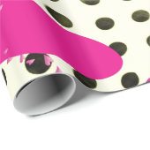 Valentijnsdag - Papierroze harten ompakken Cadeaupapier (Rol Hoek)