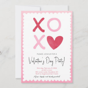 Valentijnsdag Party Evenement Invitation Kaart