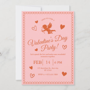 Valentijnsdag Party-fotokaart Feestdagenkaart