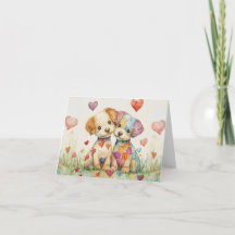 Valentijnsdag Patchwork Puppies
