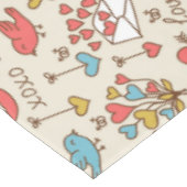 Valentijnsdag Patroon met Cupid Tafelkleed (Gekanteld)