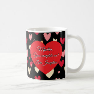Valentijnsdag Persoonlijke Liefde bericht Gift Koffiemok