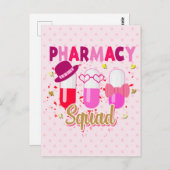 Valentijnsdag Pharmacy Squad Group Matching Briefkaart (Voorkant / Achterkant)
