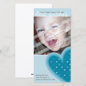 VALENTIJNSDAG PHOTOCARD :: funky harten 4P Feestdagenkaart (Voorkant / Achterkant)