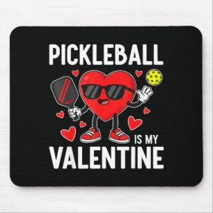 Valentijnsdag pickleball is Valentijn vrouwen lief Muismat