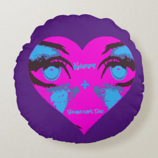 Valentijnsdag Pillow Rond Kussen