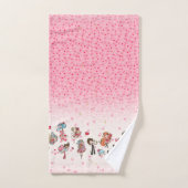 Valentijnsdag Pink Kitchen Handdoek (Handdoek)