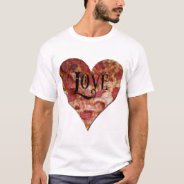 Valentijnsdag Pizza Love T-shirt